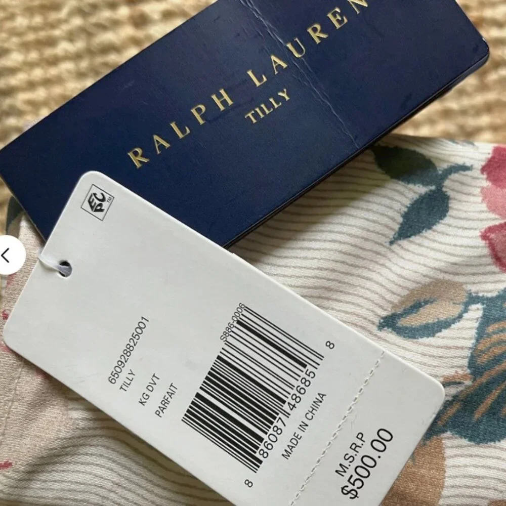 NEW $500 Ralph Lauren Tilley Duvet Cover! Queen or King  Beautiful Floral